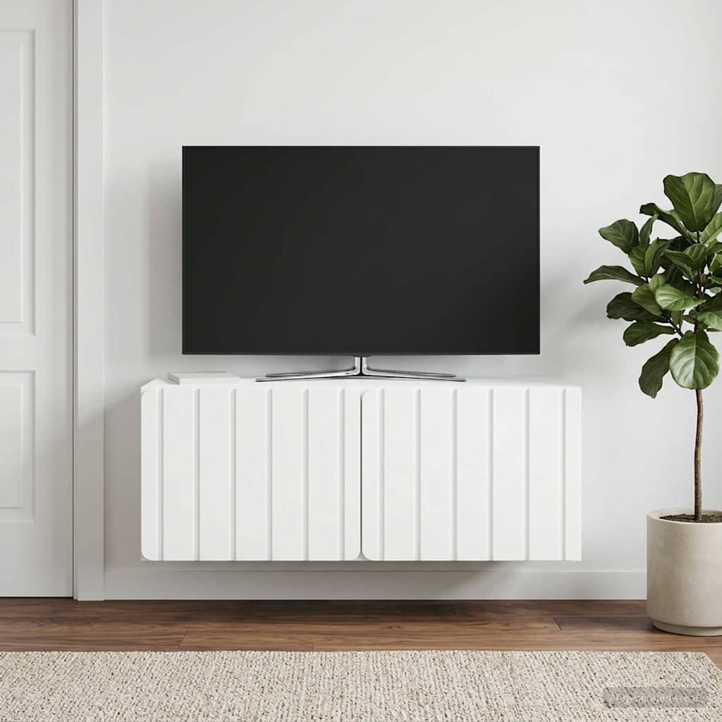 Gabinete de TV de parede 78,5 x 31 x 30 cm branco