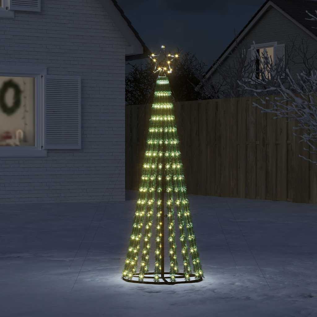LED árvore de natal 275 leds branco quente 180 cm