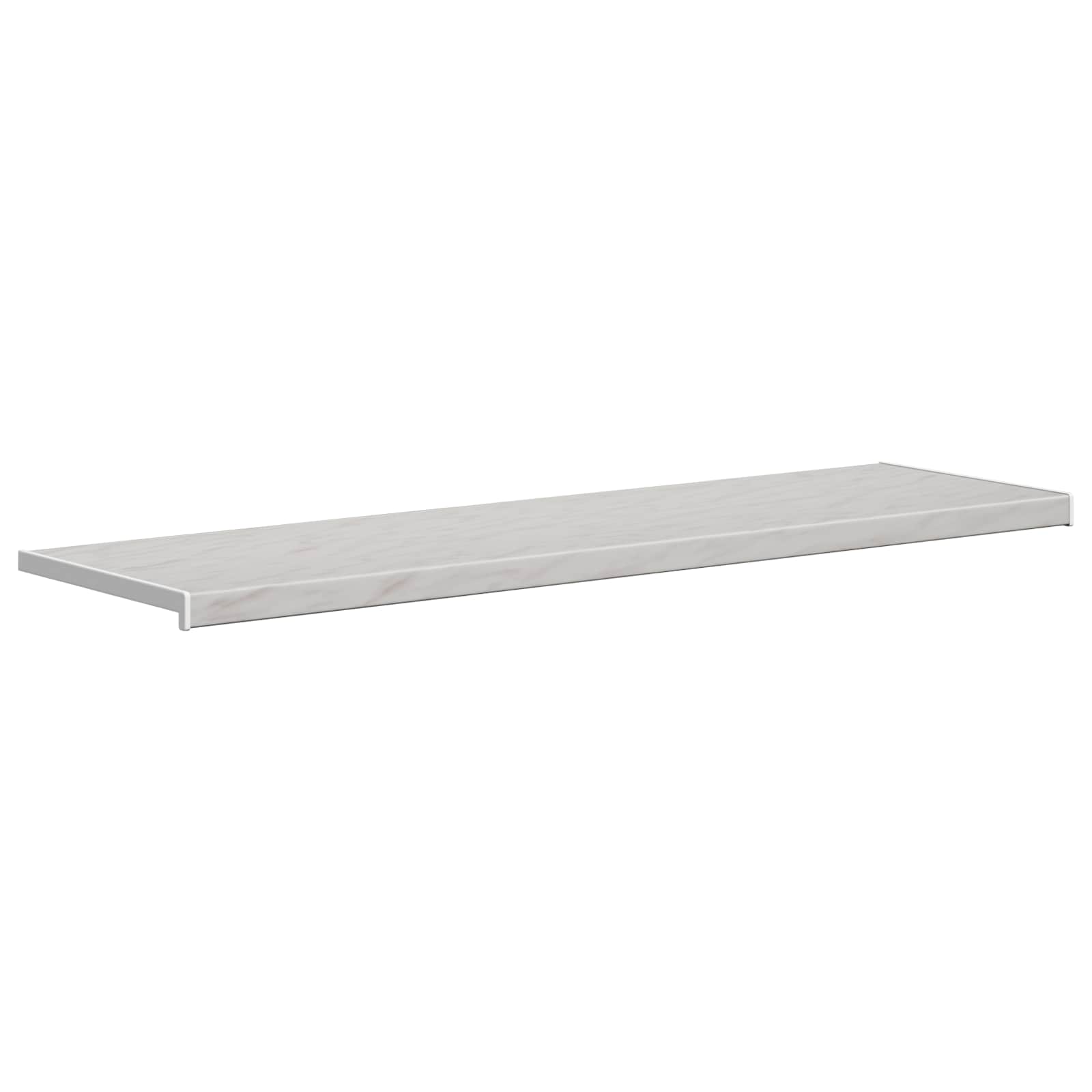 Soleira de janela textura de mármore 140 x 50 x 4,5 cm PVC