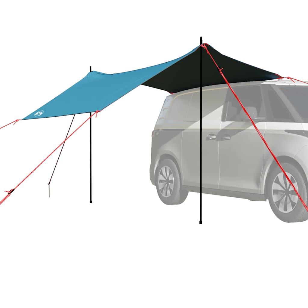 Tenda de carro impermeável azul