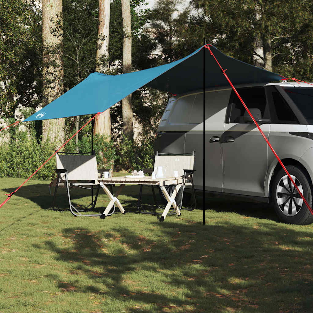 Tenda de carro impermeável azul