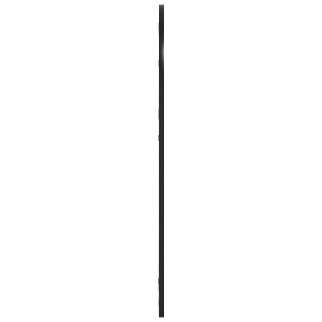 Espelho de parede arqueado 60x90 cm ferro preto