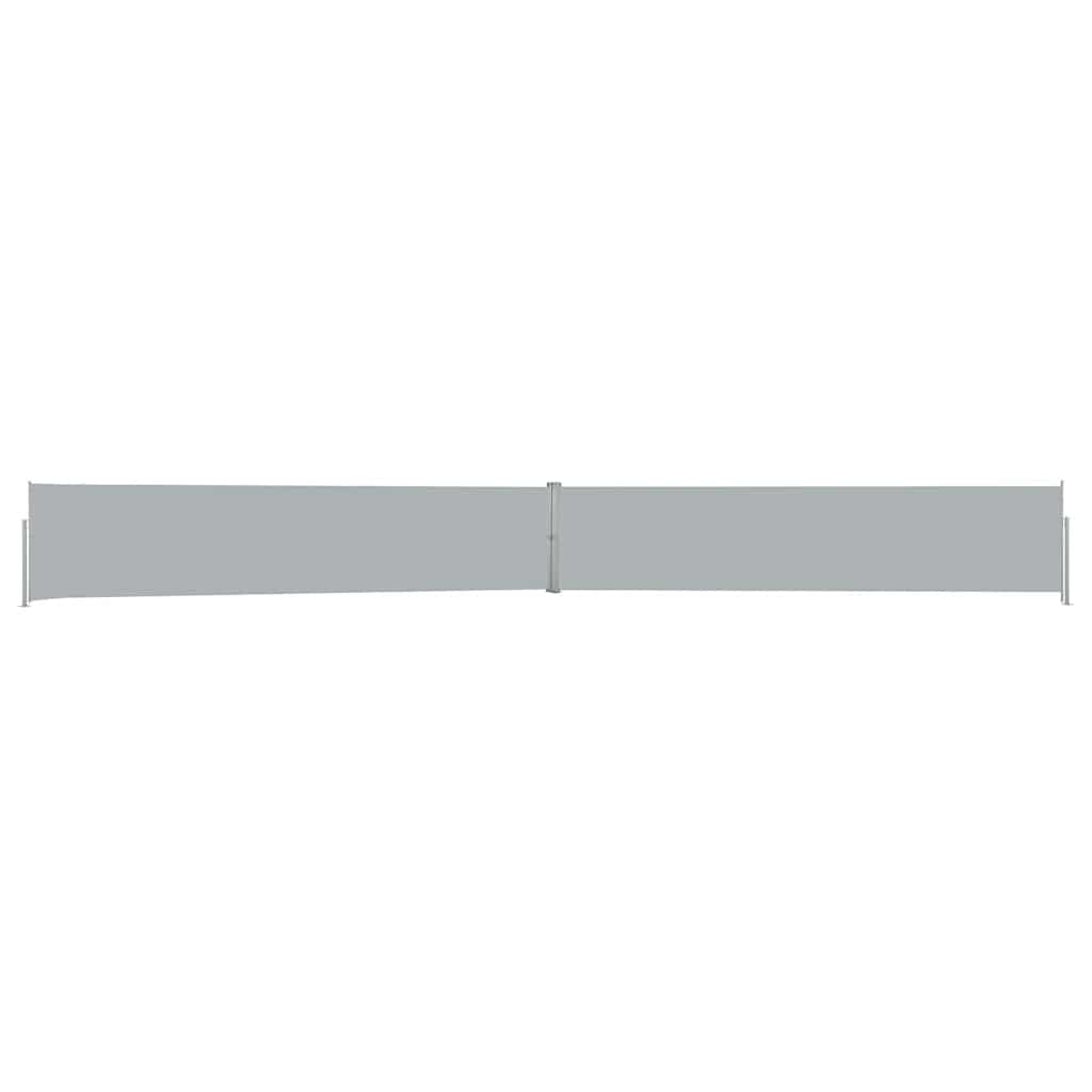 Toldo lateral retrátil para pátio 140x1200 cm antracite