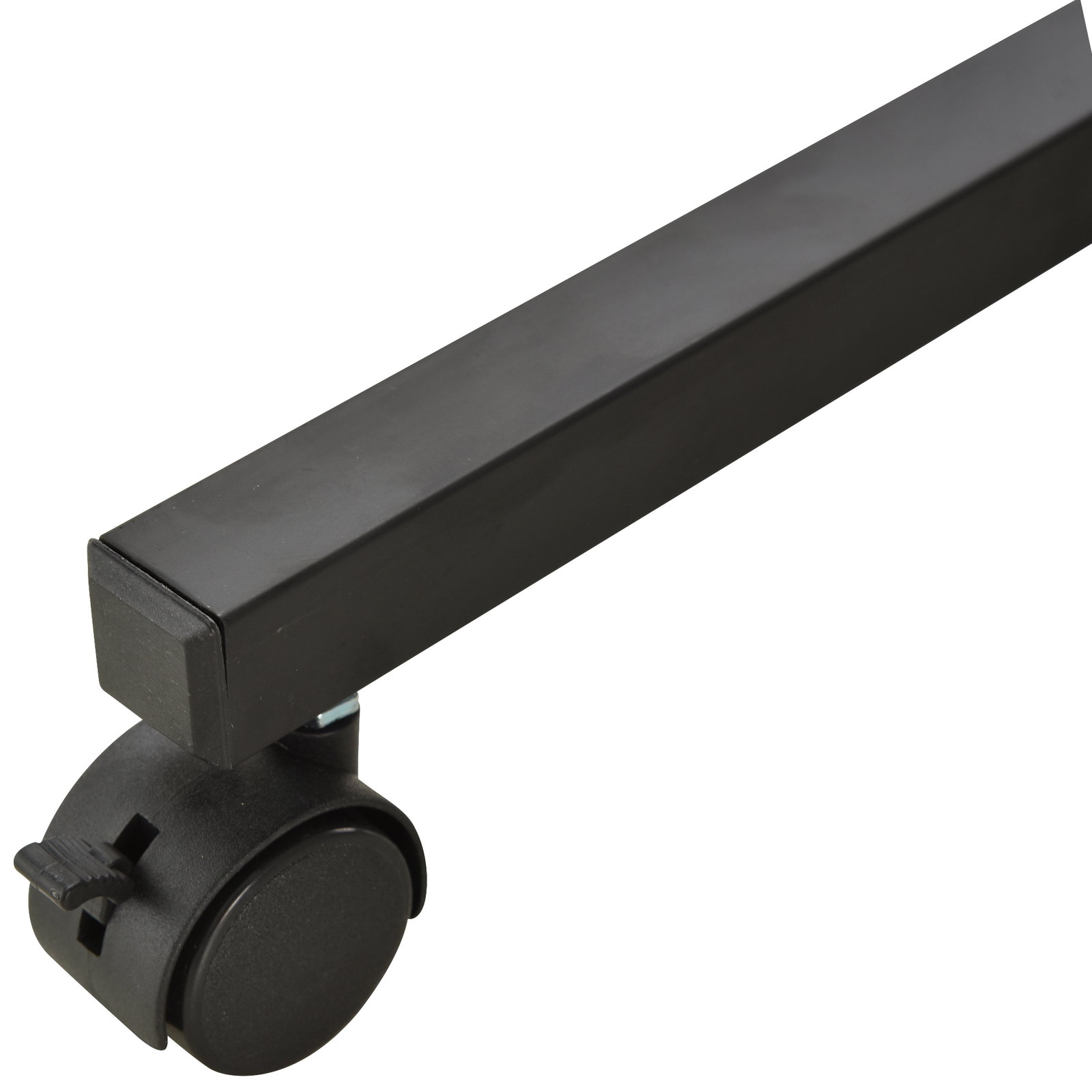 Mesa Lateral para Sofá Mesa lateral em Forma de C com 4 rodas Giratórias Freios Altura Ajustável 3 níveis Estrutura Metálica 80x