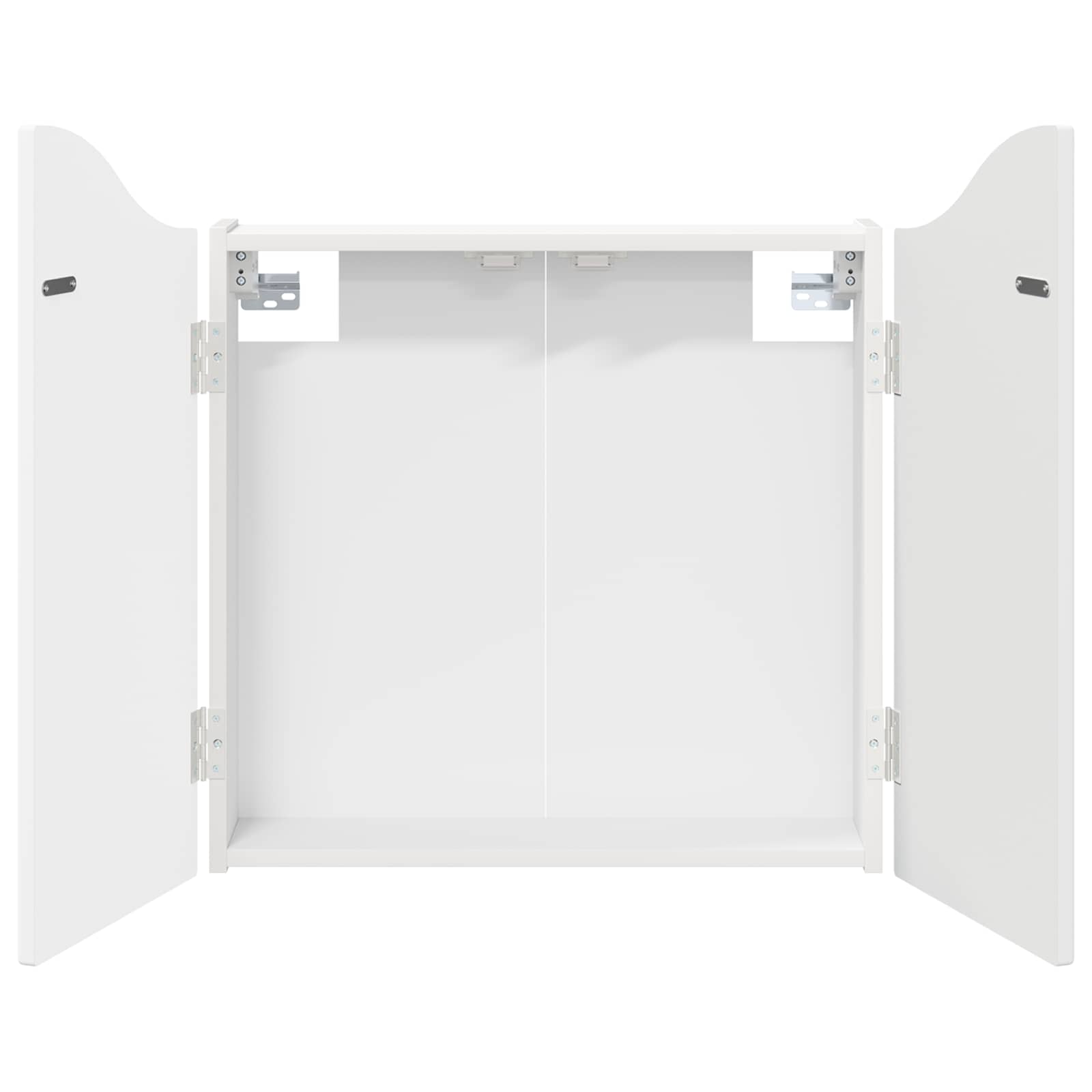 Armário para dartboard branco 56 x 12 x 63 cm
