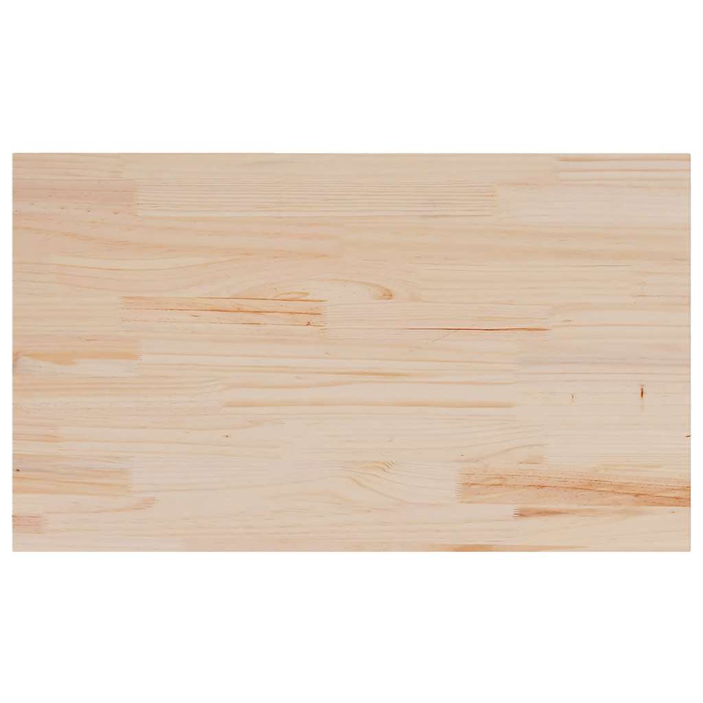 Tampos de mesa retangulares 3 pcs 80x47x1,7 cm pinho maciço