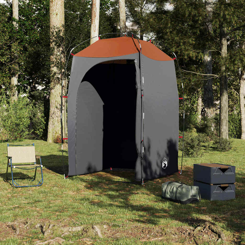 Tenda para duche impermeável cinzento