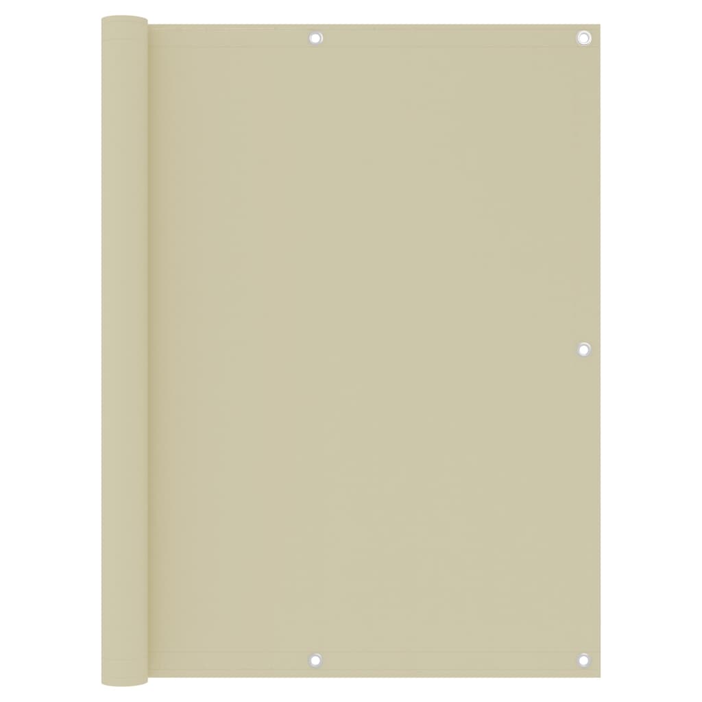 Tela de varanda 120x500 cm tecido oxford creme