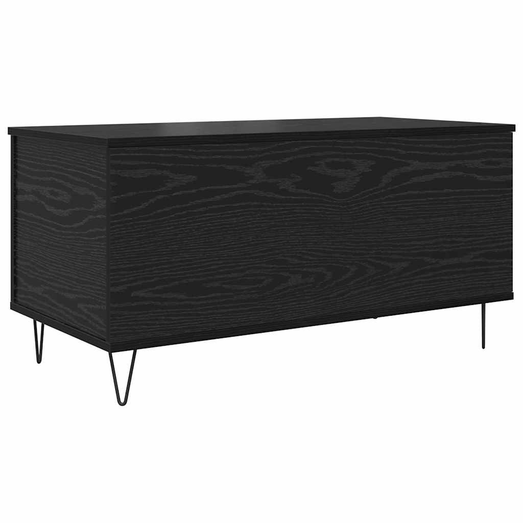 Mesa de centro carvalho preto 90 x 44.5 x 45 cm