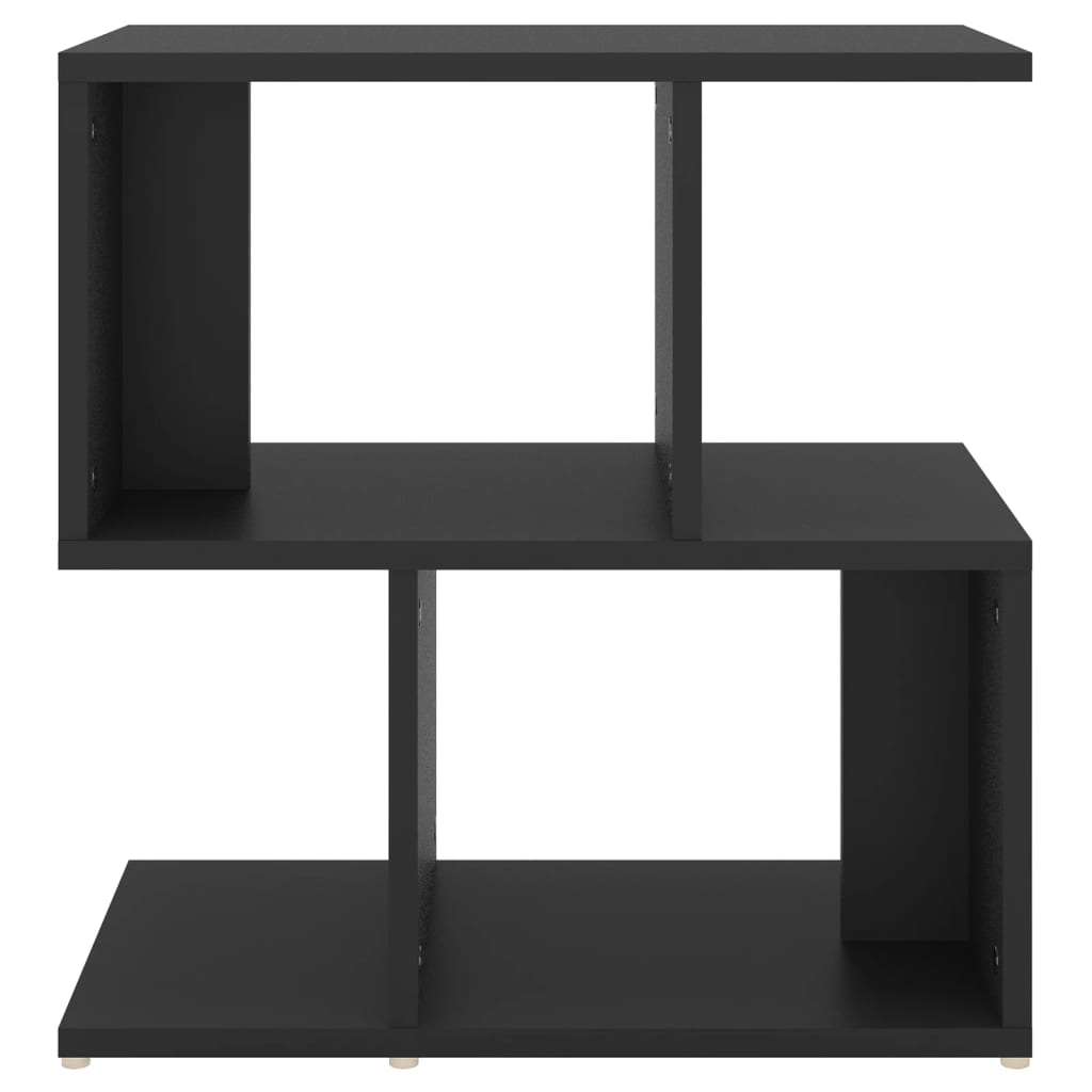 Mesas de cabeceira 2 pcs 50x30x51,5 cm derivados madeira preto