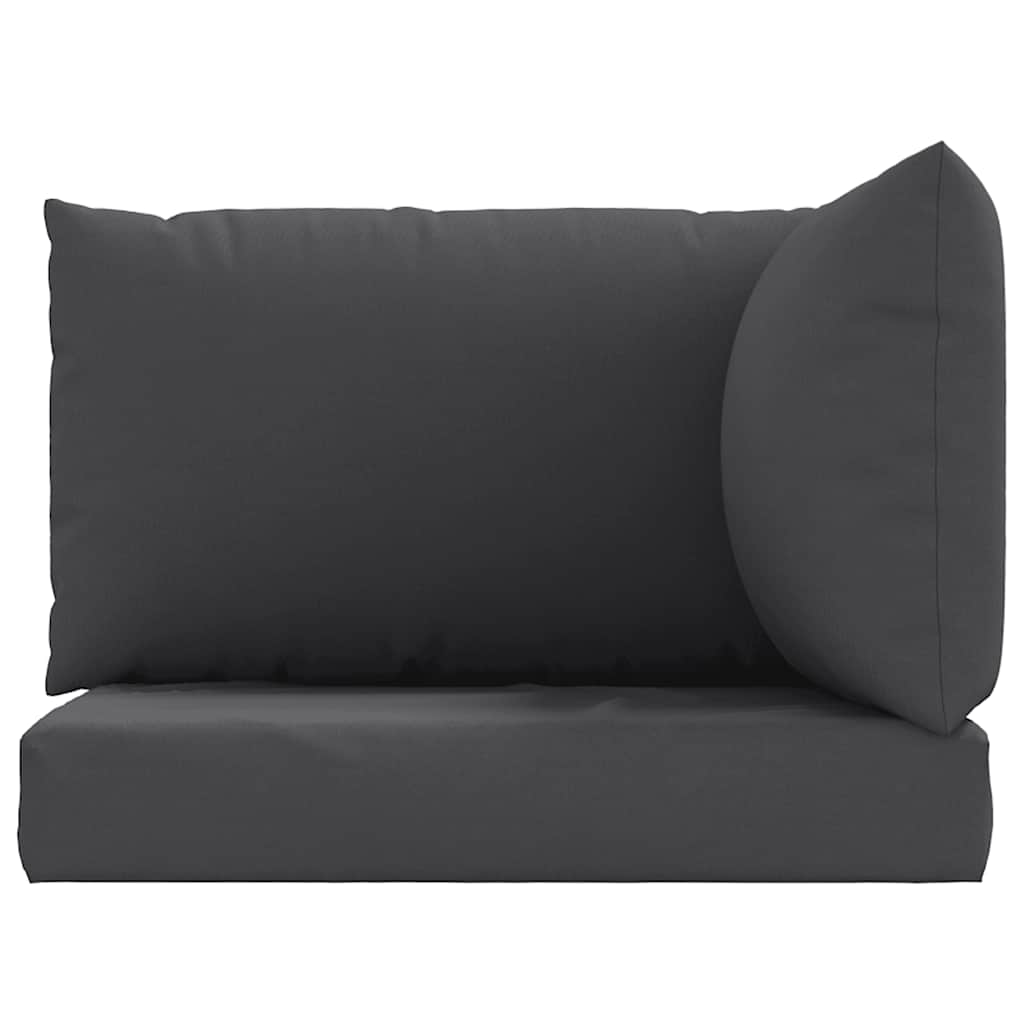 Almofadões de paletes 3 pcs tecido oxford antracite