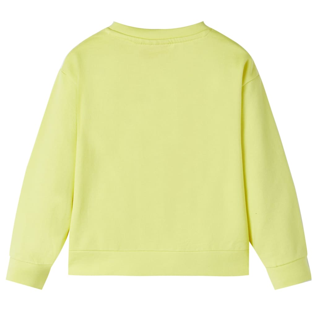 Sweatshirt para criança amarelo 116