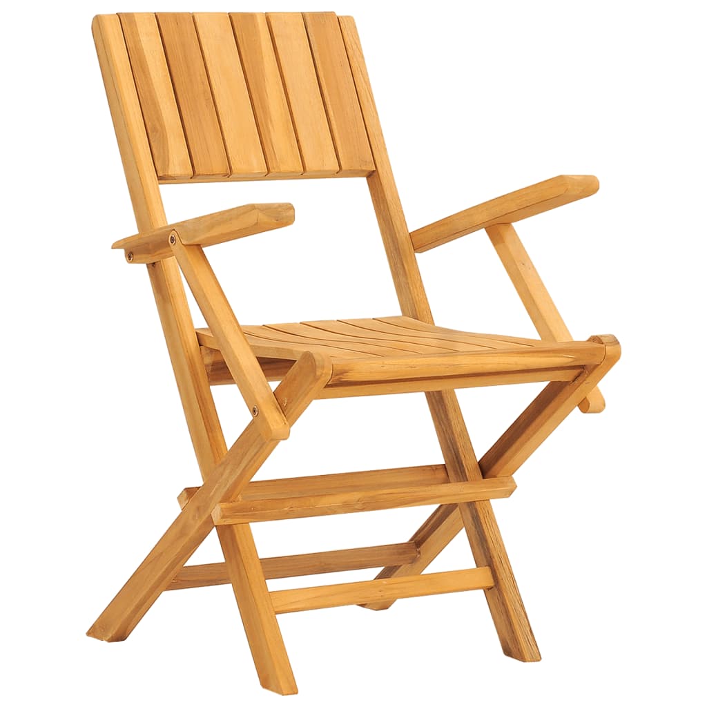 5 Pcs conjunto de jantar p/ jardim madeira de teca maciça