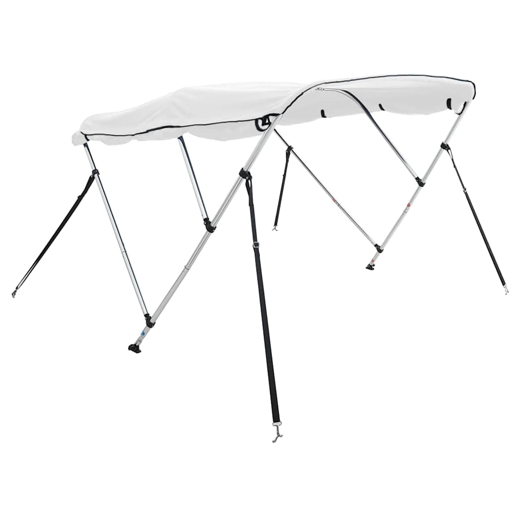 Toldo de 3 arcos bimini c/ paredes laterais 183x(137-152)x137cm