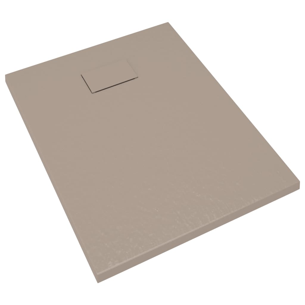 Base de chuveiro smc 90x70 cm castanho