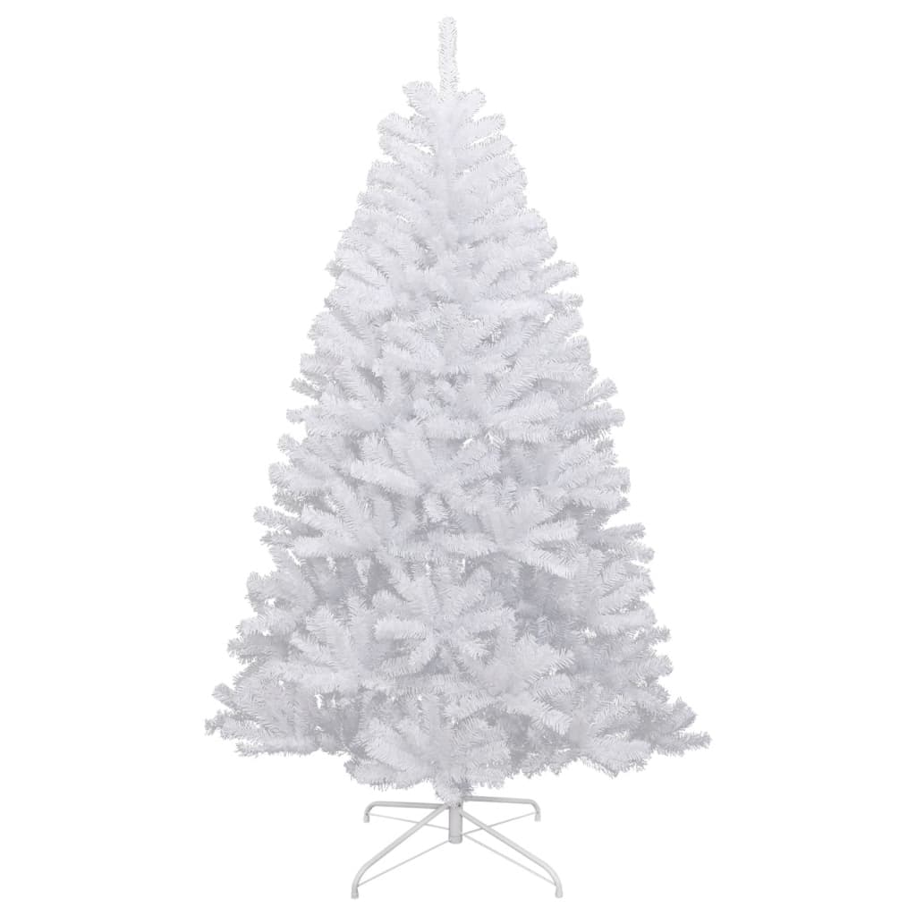 Árvore de natal artificial articulada c/ flocos de neve 120 cm