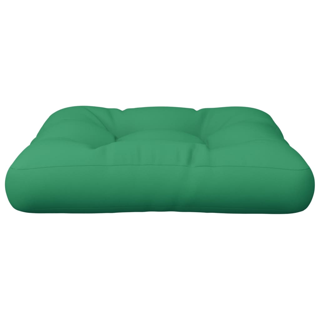 Almofadão sofá de paletes 50x50x12 cm tecido verde