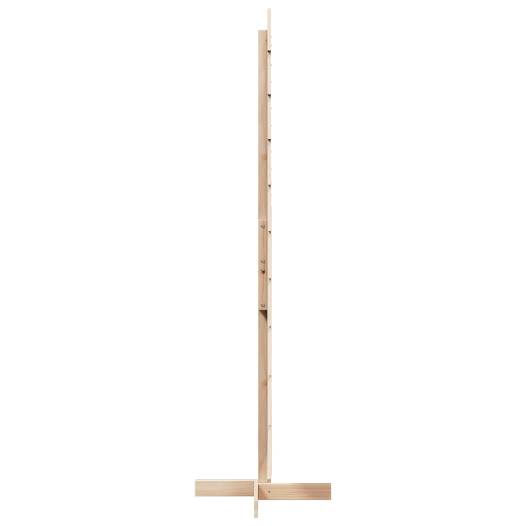 Árvore de natal decorativa 180 cm madeira de pinho maciça