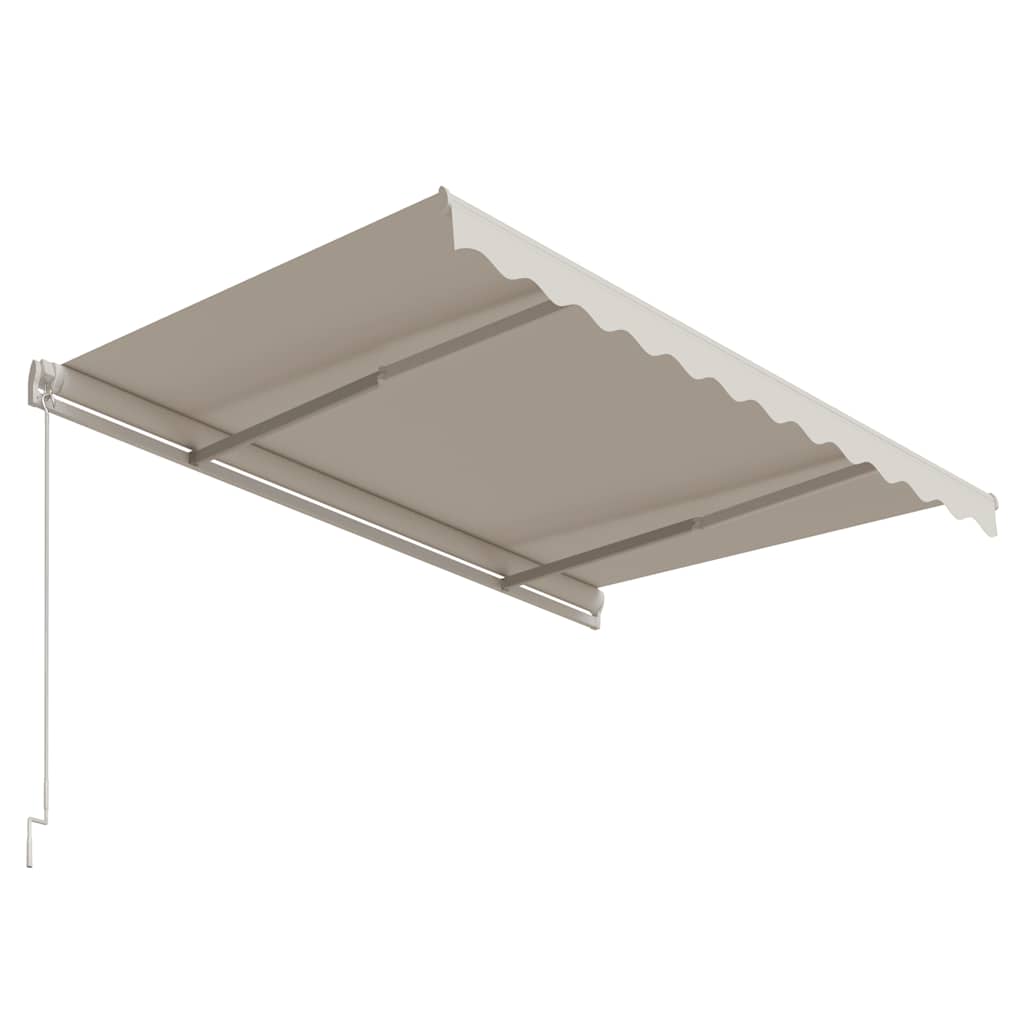 Toldo retrátil automático 300x250 cm cor creme
