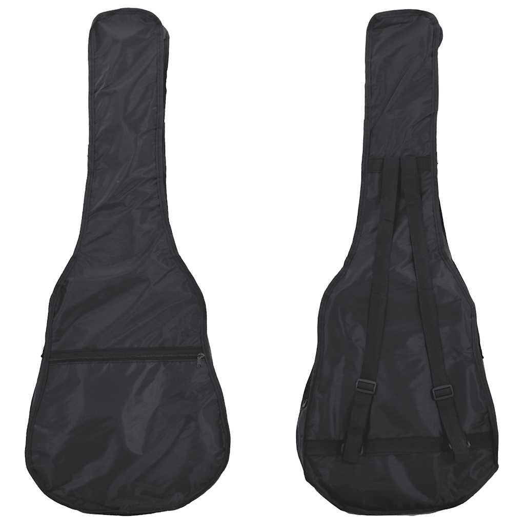 8 Pcs conjunto guitarra clássica para iniciantes 3/4 36" azul