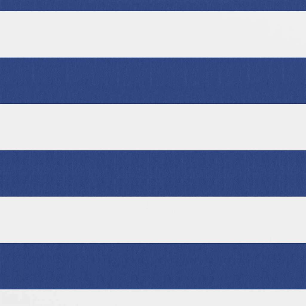 Tela de varanda 90x500 cm tecido oxford branco e azul