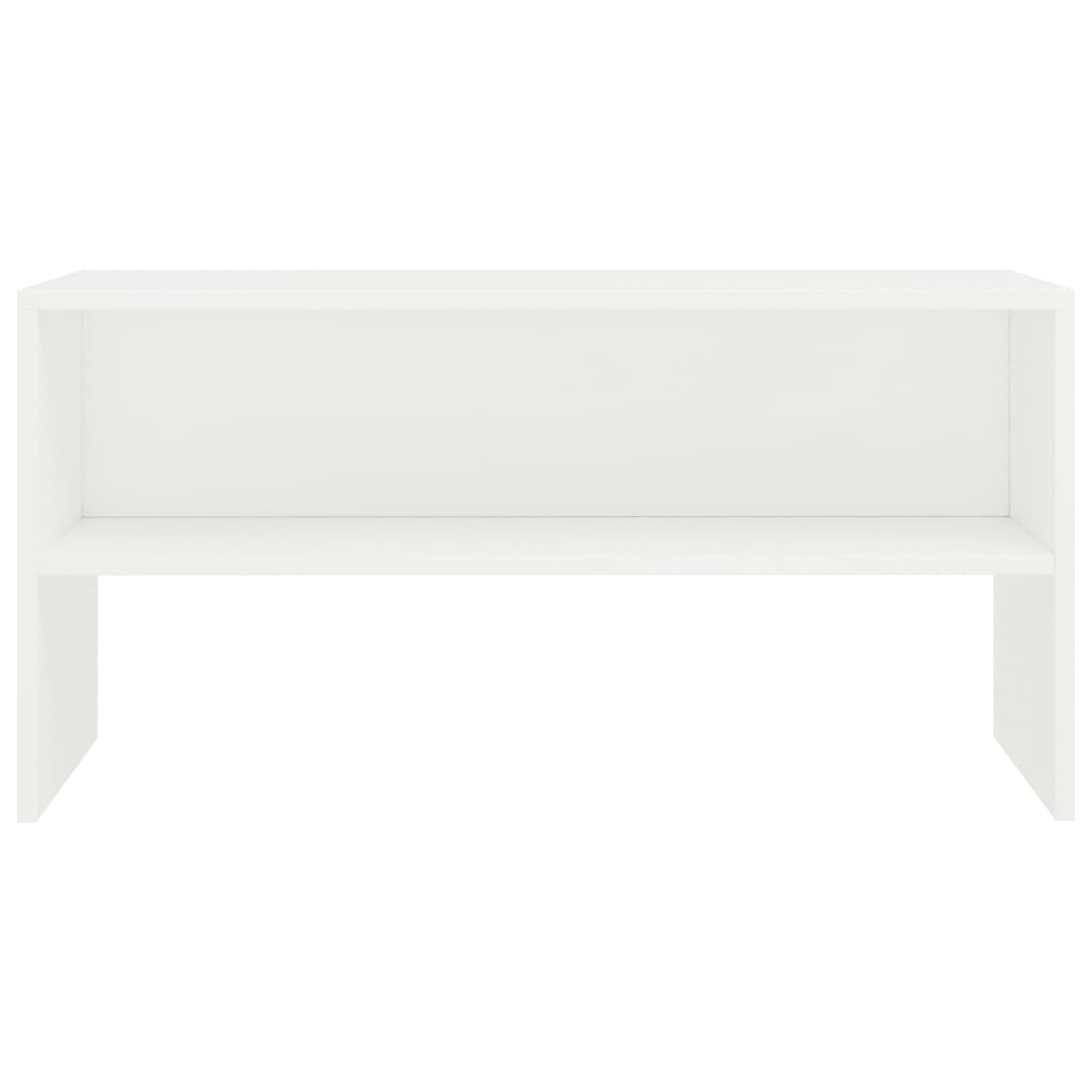Móvel de TV 80x40x40 cm derivados de madeira branco