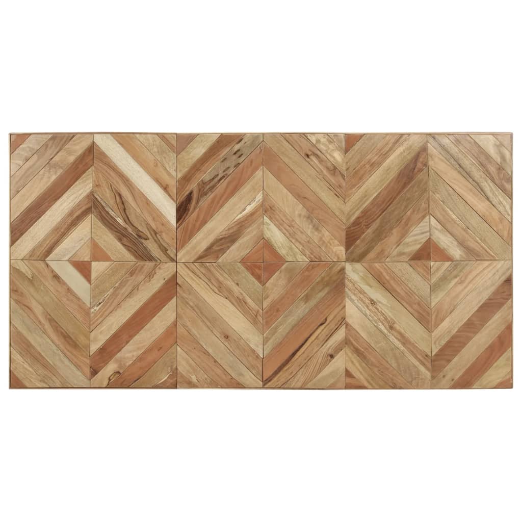 Mesa de jantar 180x90x76 cm madeira acácia maciça e mangueira