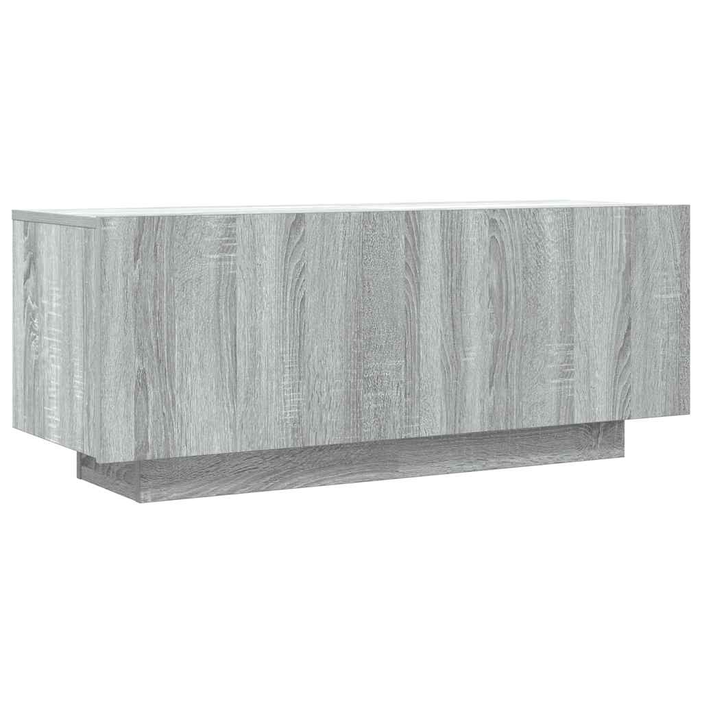 Móvel de TV 100x35x40 cm derivados de madeira cinzento sonoma