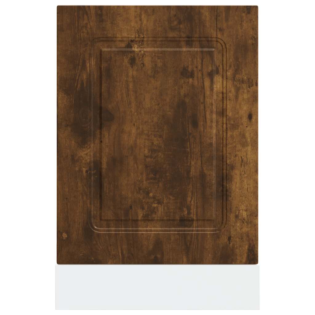 Painel máquina lavar louça kalmar 45x1,5x57 cm carvalho fumado