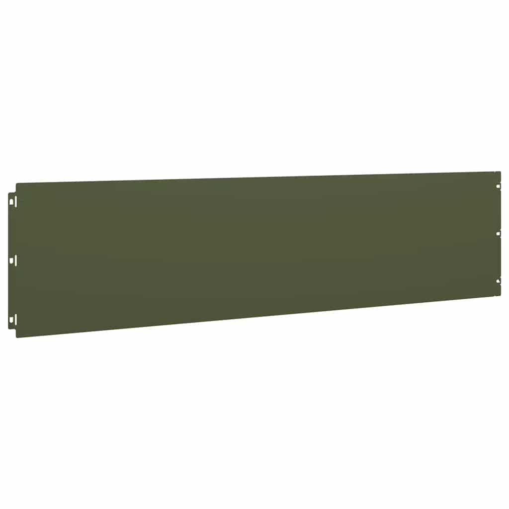 Orlas relva 10 pcs verde azeitona 25x103 cm aço laminado a frio