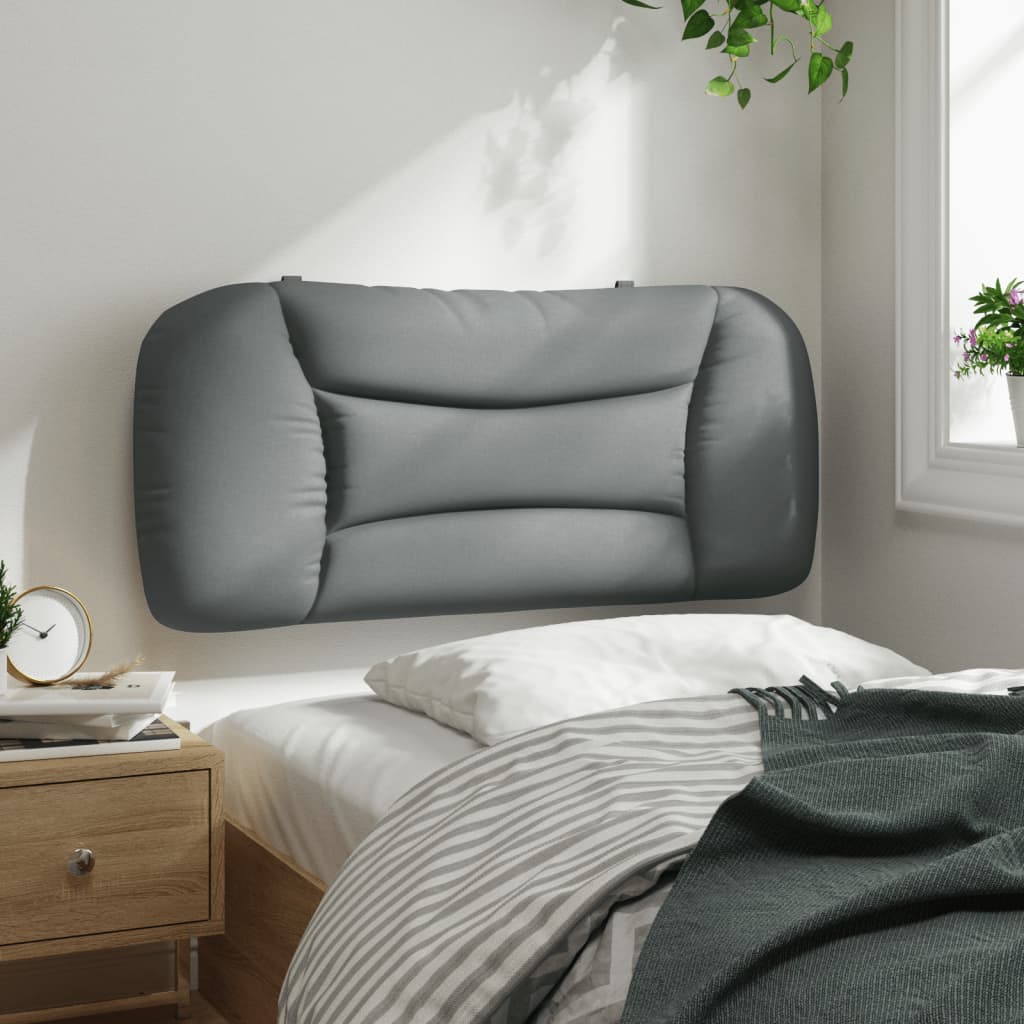 Almofadão de cabeceira hvar 90 cm tecido cinzento-claro