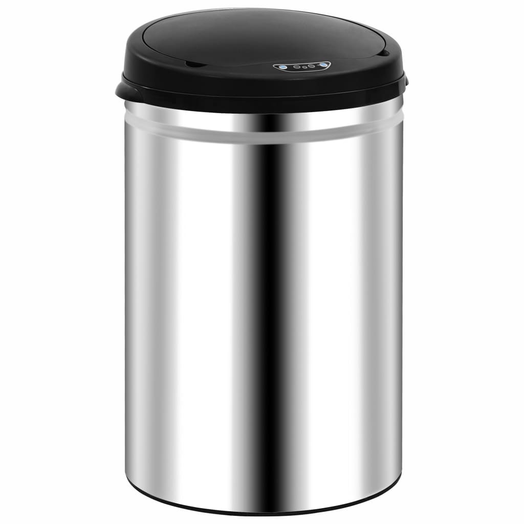 Caixote do lixo com sensor automático 30 l aço inoxidável