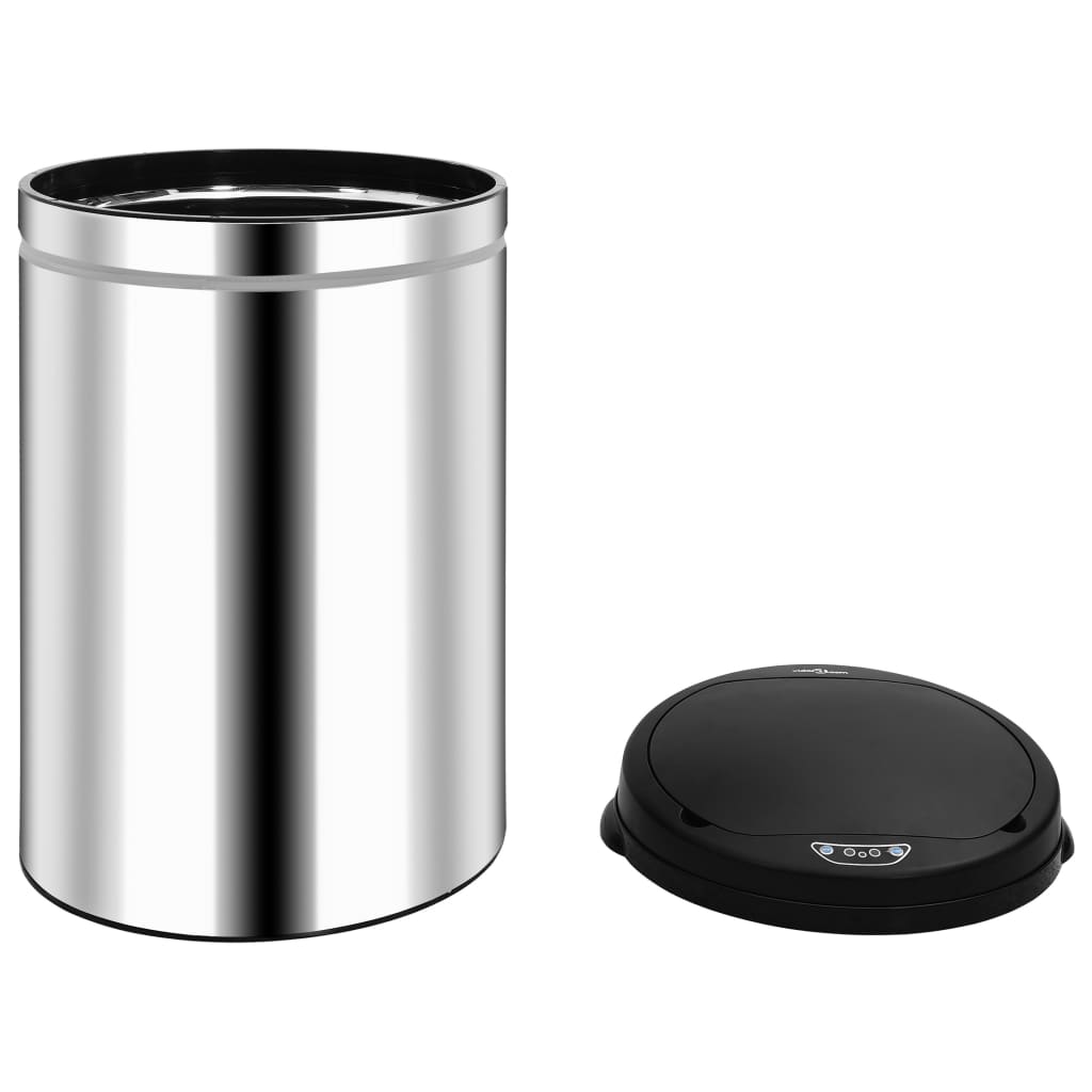 Caixote do lixo com sensor automático 30 l aço inoxidável