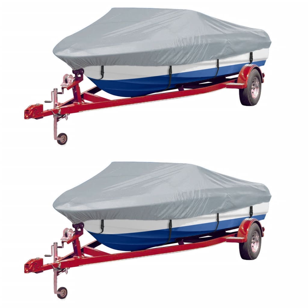 Cobertura para barcos 2 pcs 427-488x173 cm (cxl) cinzento