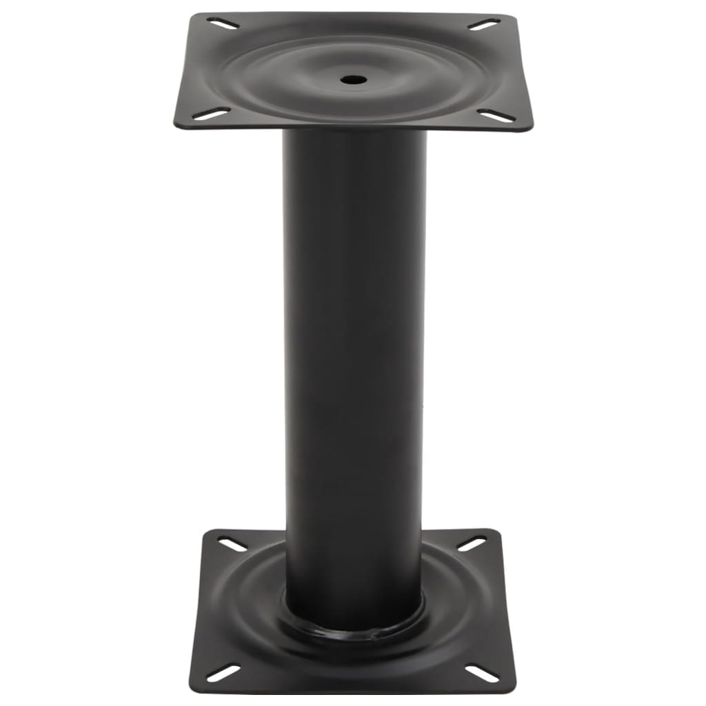 Pedestal para assento de barco 33 cm aço preto