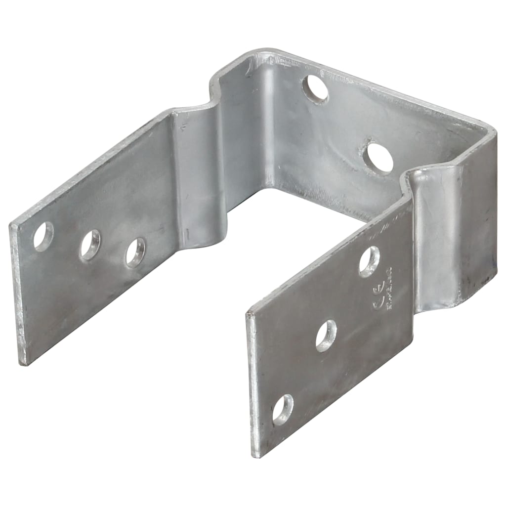 Âncoras para cerca, 12 unidades, prata, 10x6x15 cm, aço galvanizado