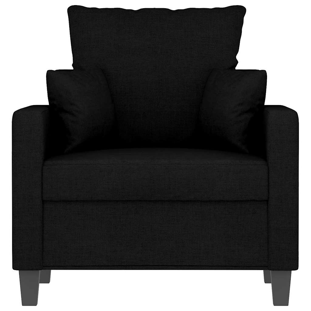 Poltrona 60 cm tecido preto