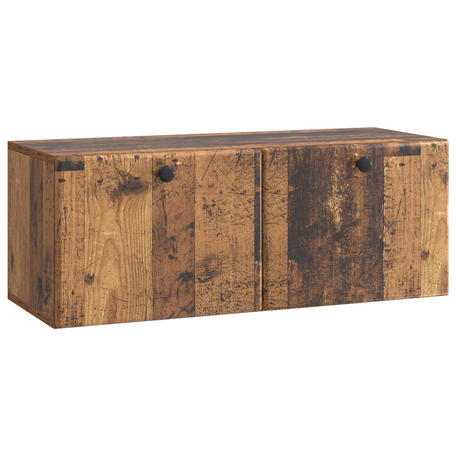 Gabinete de TV de parede 78,5 x 31 x 30 cm madeira antiga