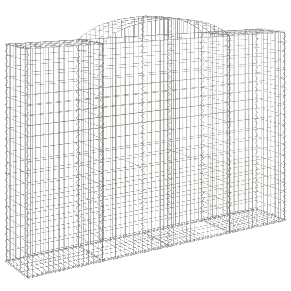 Cestos gabião arqueados 4pcs 300x50x200/220cm ferro galvanizado