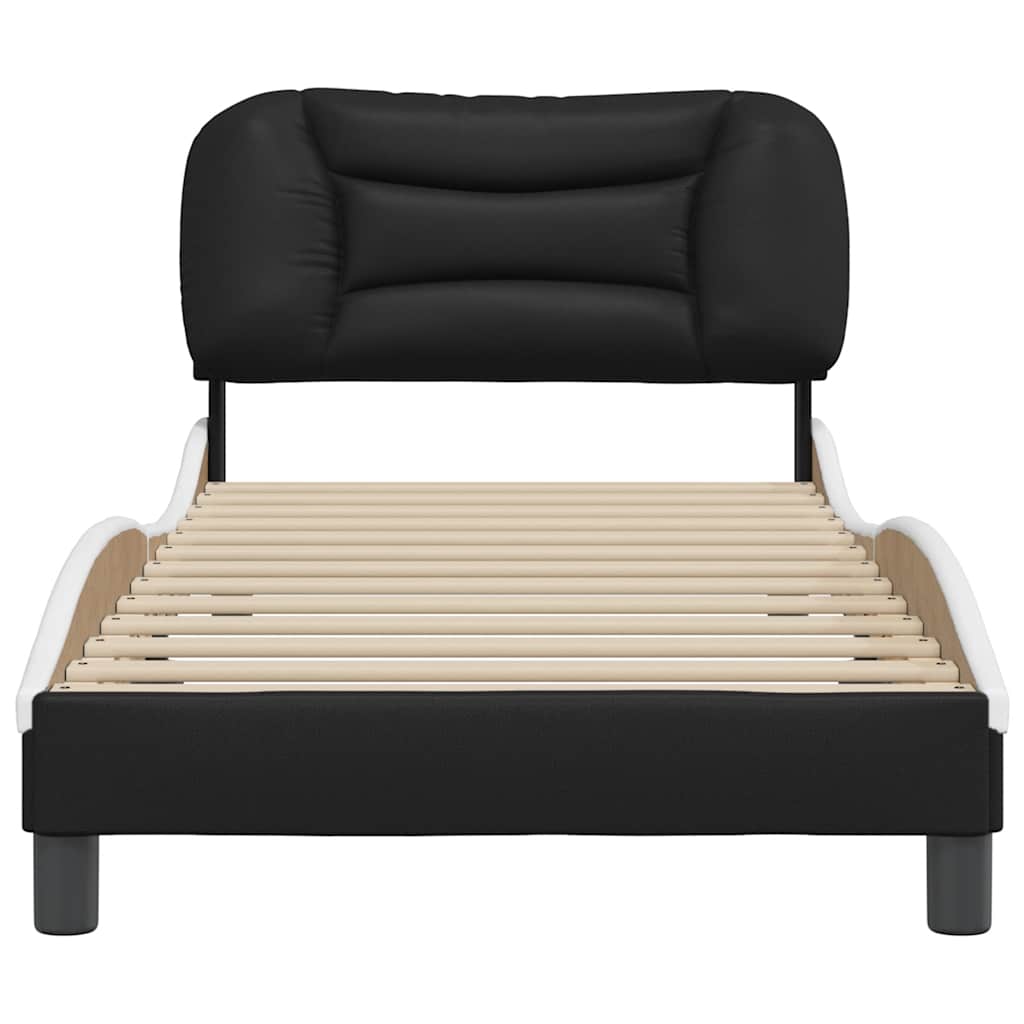 Estrutura de cama sem colchão hvar couro artificial 90x190cm