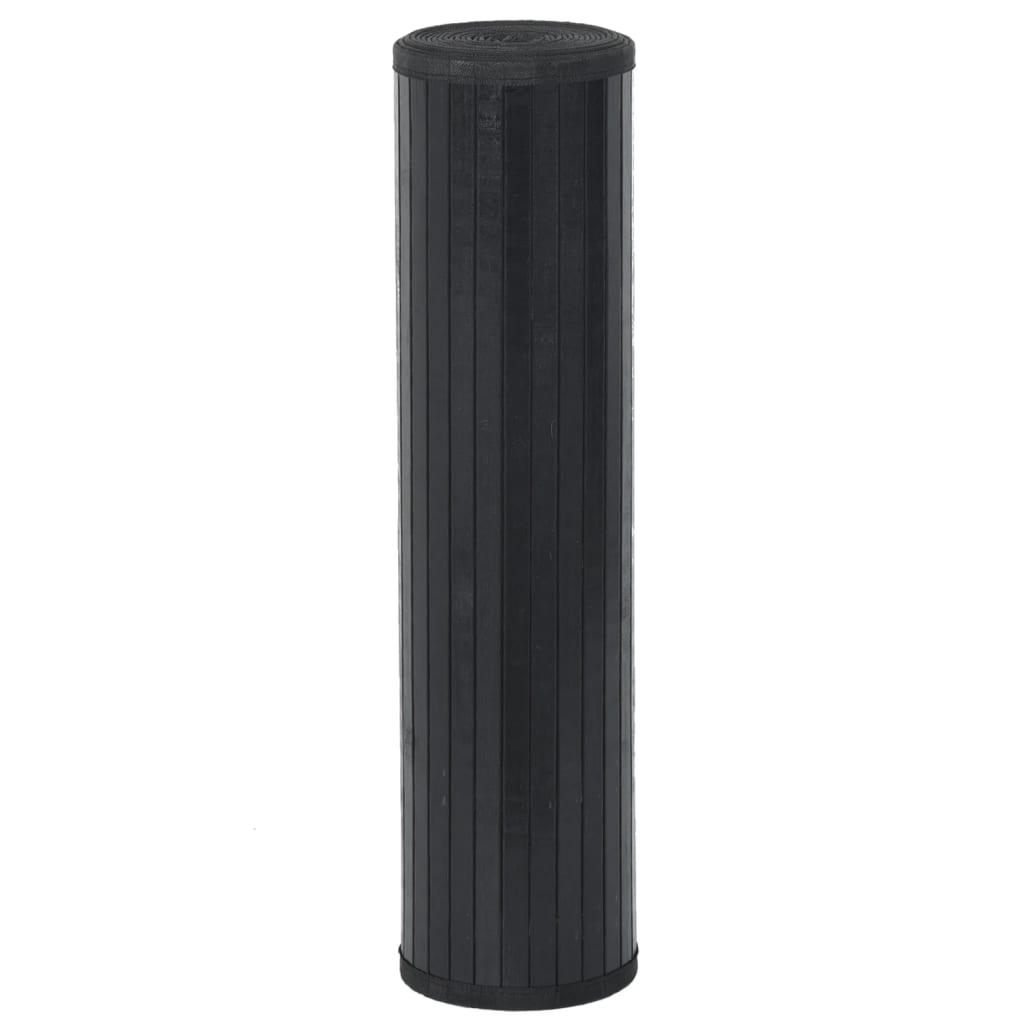 Tapete retangular 60x300 cm bambu preto
