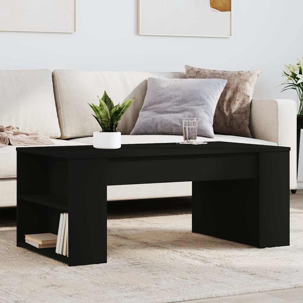 Mesa de centro 102x55x42 cm derivados de madeira preto