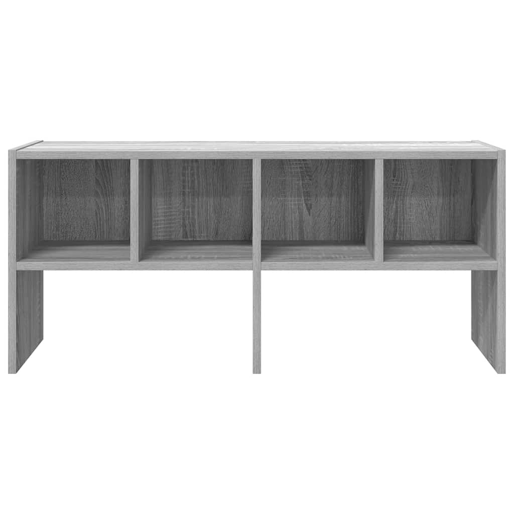 Sapateira empilháveis 89,5x30x40 cm cinzento sonoma