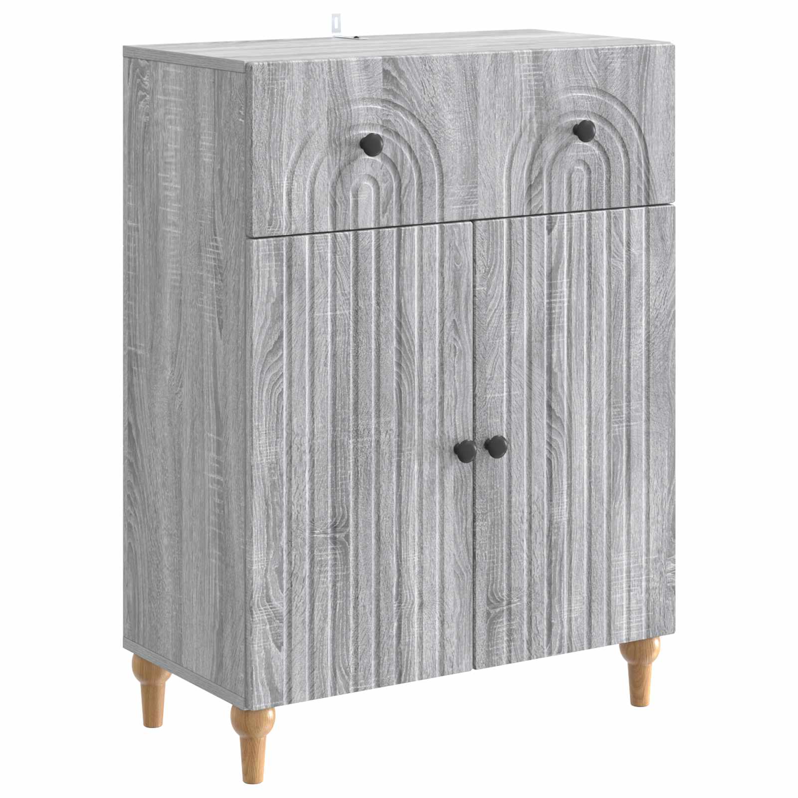 Buffet sonoma cinzento 66 x 34,5 x 90 cm derivados de madeira