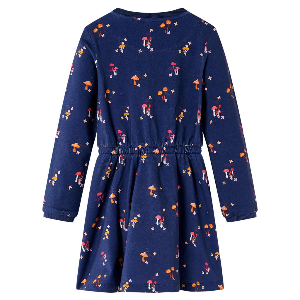 Vestido para criança azul-marinho 140