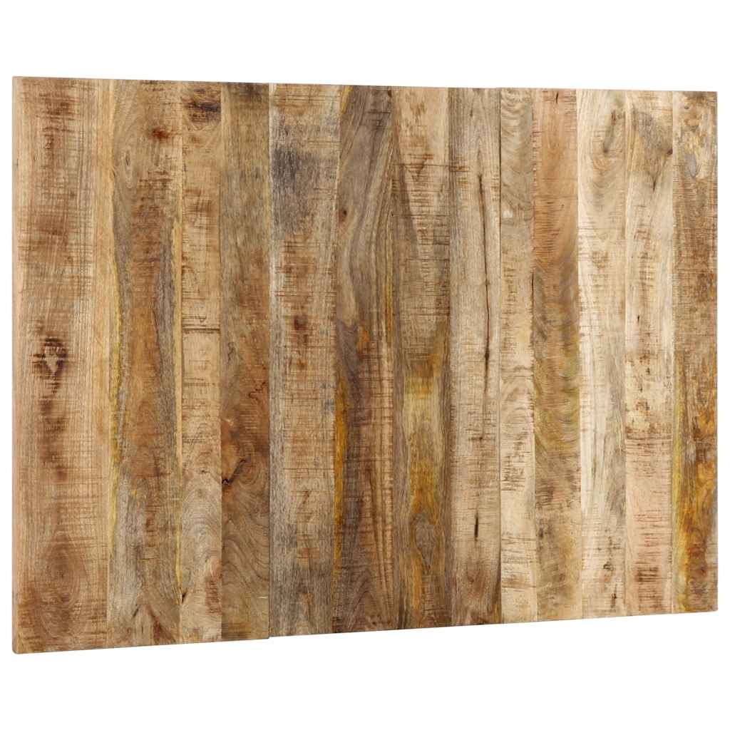 Cabeceira 120 cm madeira de mangueira áspera maciça