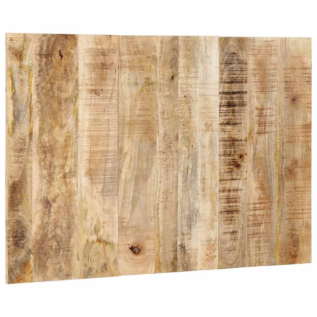 Cabeceira 120 cm madeira de mangueira áspera maciça