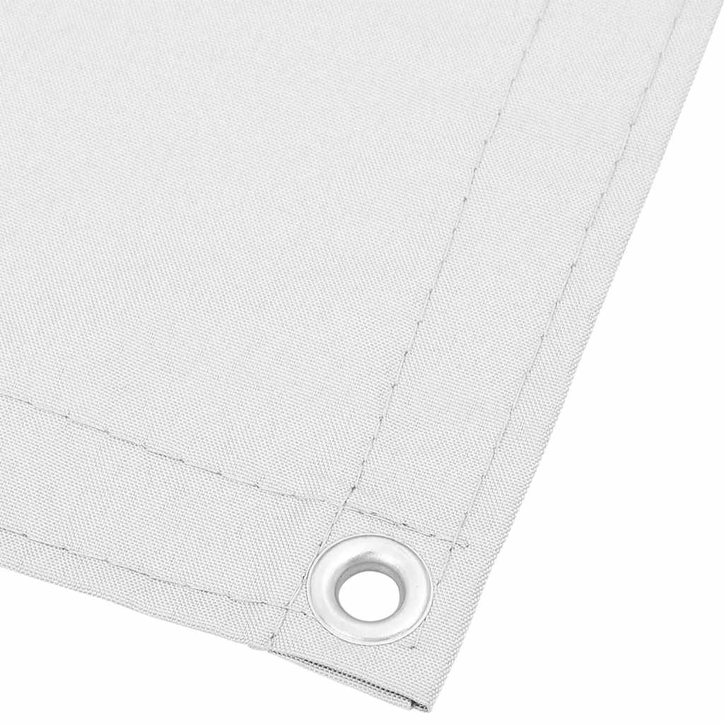 Tela de varanda 120x800 cm 100% poliéster oxford branco