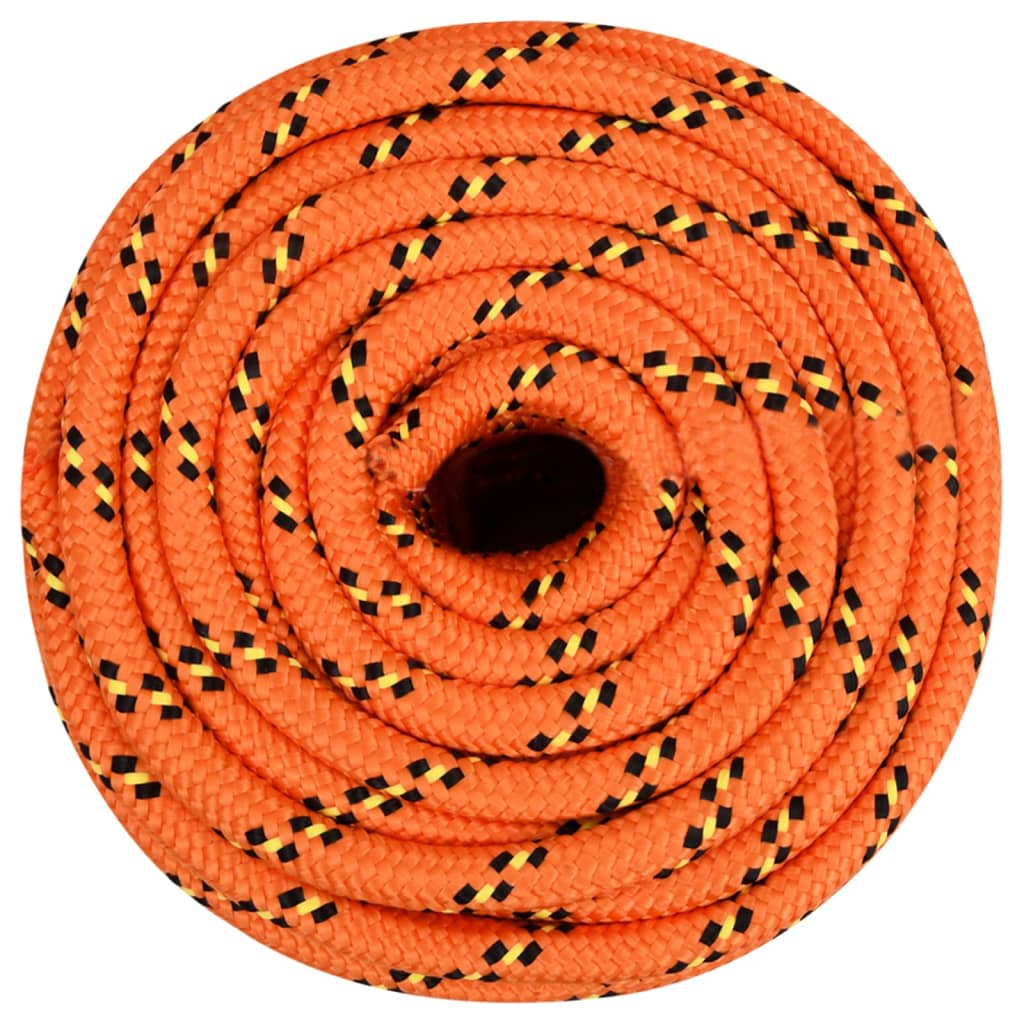Corda de barco 18 mm 100 m polipropileno laranja