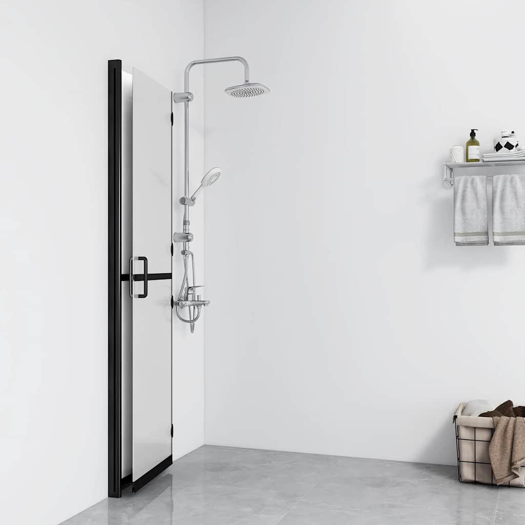 Divisória chuveiro dobrável 70x190 cm vidro fosco esg